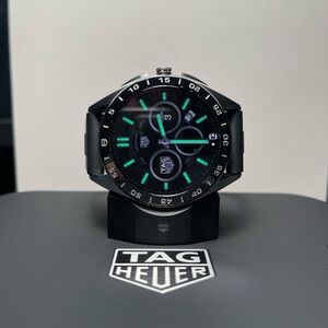 TAG Heuer Black and Green Smartwatch
